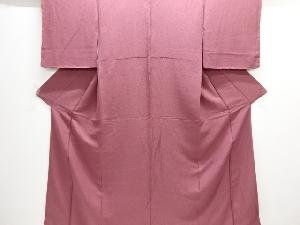 氷割れ模様織出し色無地着物